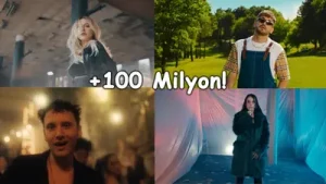 100 Milyon İzlenmeyi Geçen Türkçe Şarkılar 16 Albüm Kapağı