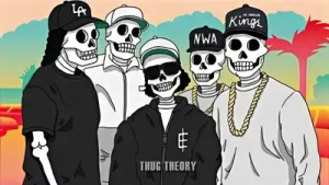 2Pac Pop Smoke Write This Down ft. Biggie DMX Eazy-E Ice Cube Dr. Dre NWA Nipsey Snoop Dogg Albüm Kapağı