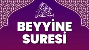 Abdullah Fehmi Demir Beyyine Suresi