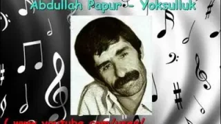 Abdullah Papur Yoksulluk