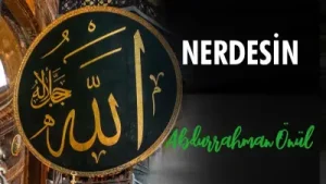 Abdurrahman Önül Nerdesin Albüm Kapağı