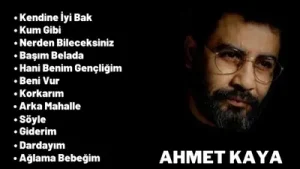 Ahmet Kaya En Çok Dinlenen Şarkıları Albüm Kapağı