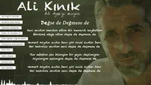 Ali Kınık Değse de Değmese de Albüm Kapağı
