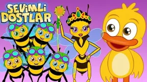 Arı Vız Vız Arı Vız Vız Sevimli Dostlar Bebek ve Çocuk Şarkıları Adisebaba TV Nursery Rhymes Albüm Kapağı