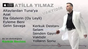 Atilla Yılmaz Kerkük Destanı Albüm Kapağı