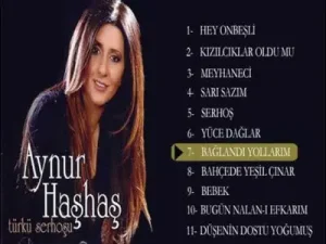 Aynur Haşhaş Bağlandı Yollarım Albüm Kapağı