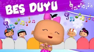 Beş Duyu Şarkısı Pepee Bebee Ve Arkadaşları Düşyeri Albüm Kapağı