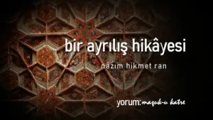 Bir Ayrılış Hikayesi Nâzım Hikmet Ran Albüm Kapağı