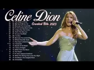 Celine Dion – Greatest Hits Best Songs 2023 The Best Of Celine Dion Albüm Kapağı