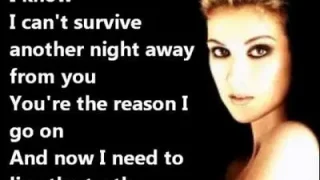 Celine Dion I Surrender Lyrics