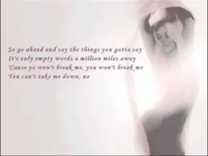 Christina Aguilera Empty Words