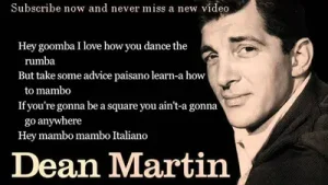 Dean Martin Mambo Italiano Albüm Kapağı