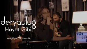 Derya Uluğ Hayat Gibi Akustik Cover Albüm Kapağı