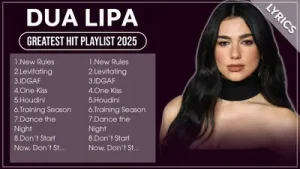 Dua Lipa Greatest Hits Full Album 2022 Dua Lipa Best Songs Playlist 2022 Albüm Kapağı