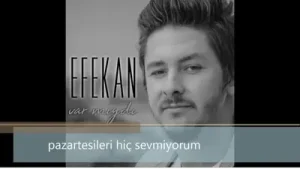 Efekan Pazartesileri Hiç Sevmiyorum