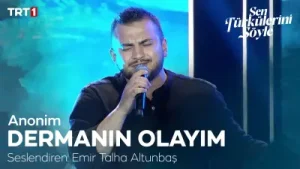 Emir Talha Altunbaş Dermanın Olayım Sen Türkülerini Söyle 2. Bölüm TRT1 Albüm Kapağı