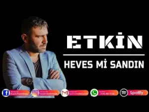 Etkin Bendeki Bu Aşkı Heves mi Sandın Albüm Kapağı