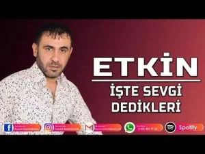Etkin İşte Sevgi Dedikleri Albüm Kapağı