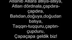 Gökte Tanrı Yerde Biz Delikanlı Türkleriz Albüm Kapağı