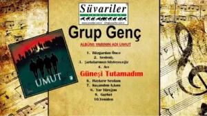 Grup Genç Güneşi Tutamadım Albüm Kapağı