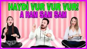 Haydi Vur Vur Vur A Ram Sam Sam Türkçe Ritim Oyunu Okul Öncesi Ritimli Şarkılar Burak Onurlu Albüm Kapağı