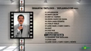 İbrahim Tatlıses Ayazdır Geceler Albüm Kapağı