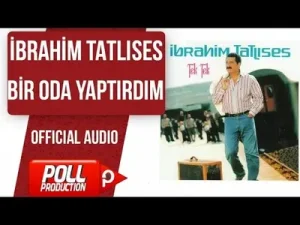 İbrahim Tatlıses Bir Oda Yaptırdım Albüm Kapağı