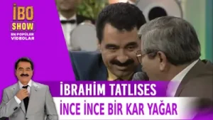 İbrahim Tatlıses İnce Bir Kar Yağar Albüm Kapağı