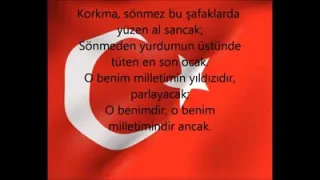 İstiklal Marşı Sözleri Turkish Anthem Lyrics HD