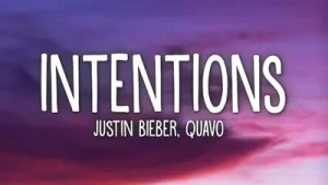 Justin Bieber Intentions Lyrics Ft. Quavo Albüm Kapağı