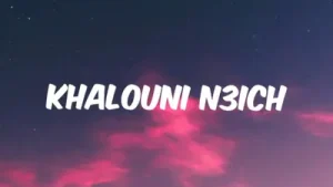 Khalouni N3ich Lyrics Blacksky Beats Albüm Kapağı