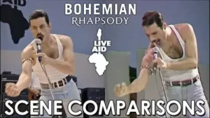 Live Aid Bohemian Rhapsody 2018 Scene Comparisons Albüm Kapağı