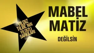 Mabel Matiz – Değilsin Albüm Kapağı