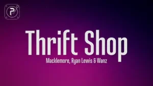 Macklemore & Ryan Lewis Thrift Shop Feat Wanz Albüm Kapağı