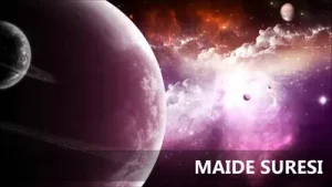 Maide Suresi Meali Albüm Kapağı