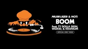 Major Lazer Boom Ft Ty Dolla Albüm Kapağı