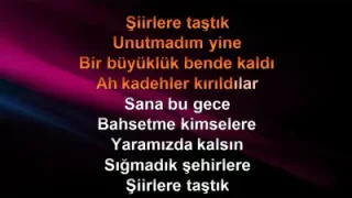 Merve Özbey Yaramızda Kalsın Karaoke Türkçe