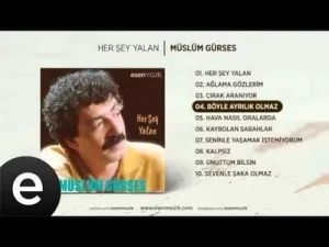 Müslüm Gürses Böyle Ayrılık Olmaz Albüm Kapağı