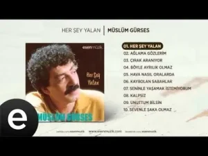 Müslüm Gürses Her Şey Yalan Albüm Kapağı