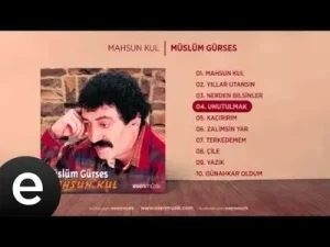 Müslüm Gürses Unutulmak Albüm Kapağı