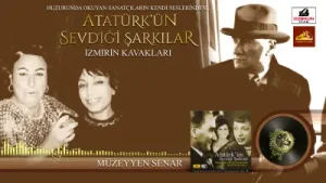 Müzeyyen Senar Atatürk’ün Sevdiği Şarkılar İzmir’in Kavakları Albüm Kapağı