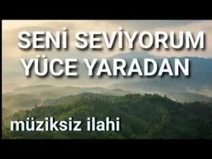 Müziksiz İlahi Seni Seviyorum Yüce Yaradan Müziksiz Sade İlahiler İlahi Faslı Albüm Kapağı