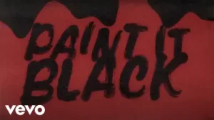 Rolling Stones Paint It Black Albüm Kapağı
