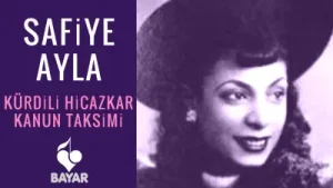 Safiye Ayla Kürdîli Hicazkâr Kanun Taksimi Albüm Kapağı