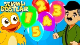 Sayılar Baloncu Amca Sevimli Dostlar Bebek ve Çocuk Şarkıları Adisebaba TV Sevimlidostlar