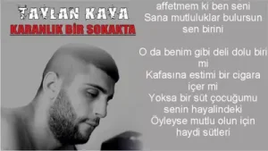 Taylan Kaya Karanlık Bir Sokakta Albüm Kapağı