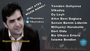 Ümit Ateş Biz Ülkücü Erleriz Albüm Kapağı