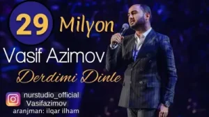 Vasıf Azimov Derdimi Dinle Albüm Kapağı
