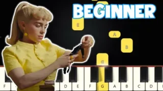 What Was I Made for Billie Eilish Beginner Piano Tutorial Easy Piano