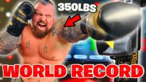 Worlds Hardest Punch Worlds Strongest Man Eddie Hall Albüm Kapağı